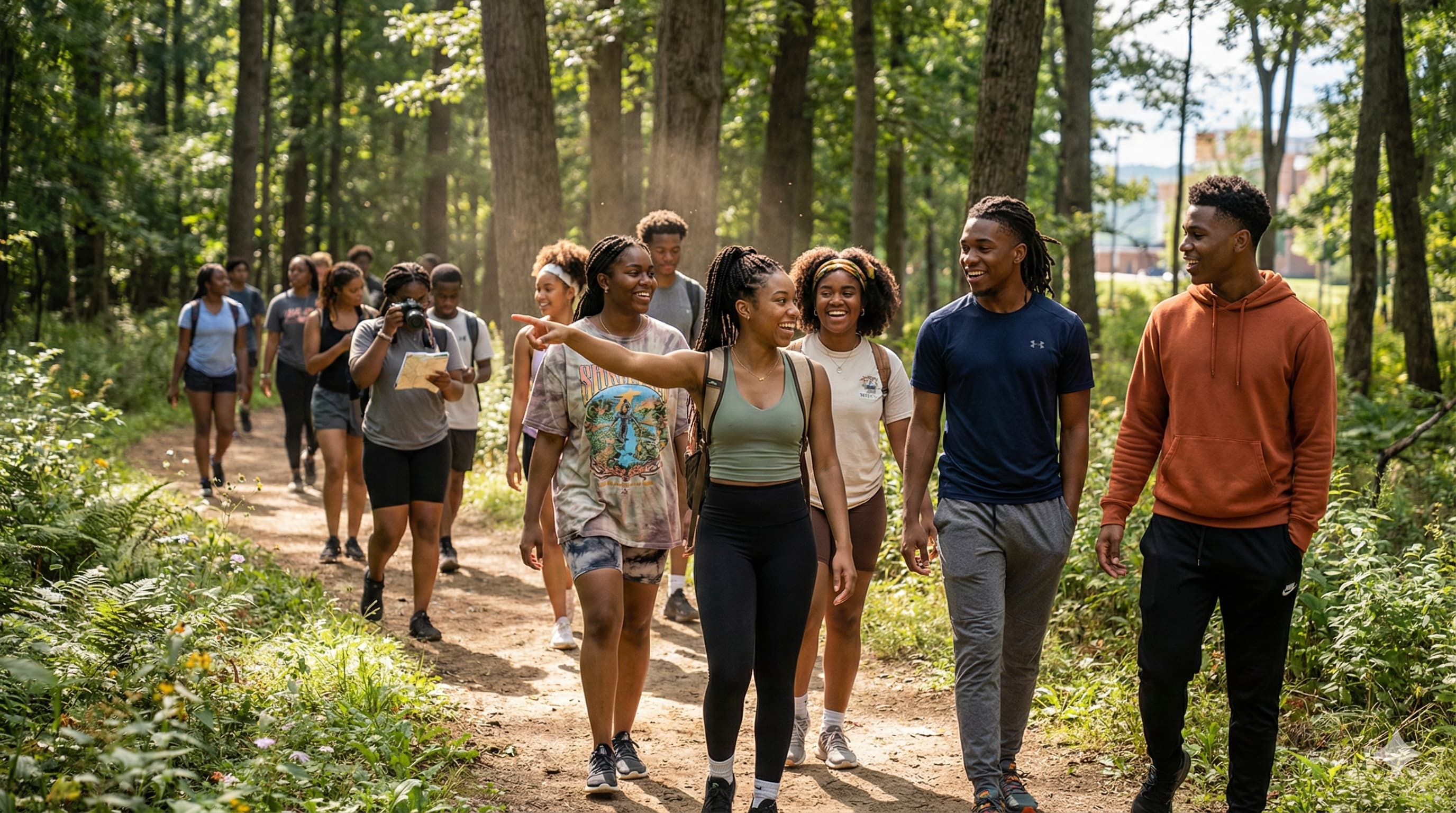 Nature hike adventure